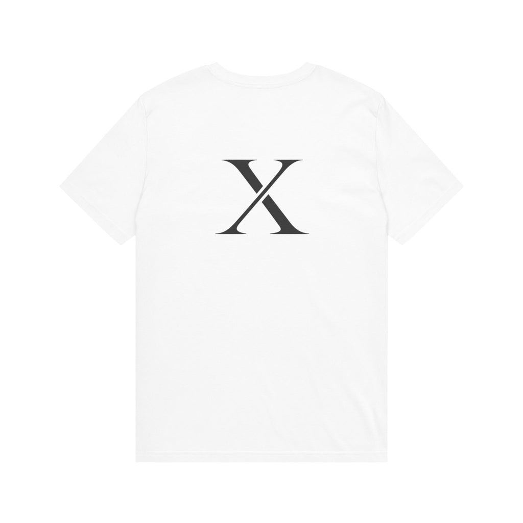 XEMORIX  signature  Logo T-Shirt   Clean Serif Branding Tee