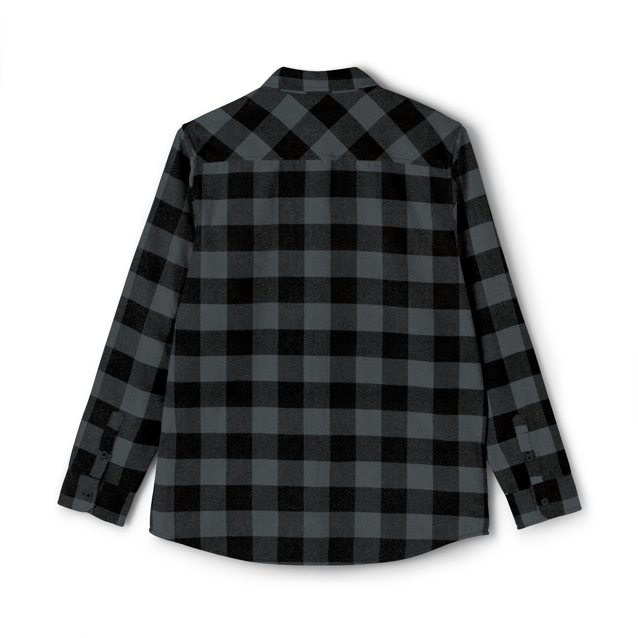 XEMORIX XMRX-055 Signature Plaid Flannel Shirt — Black & White Edition