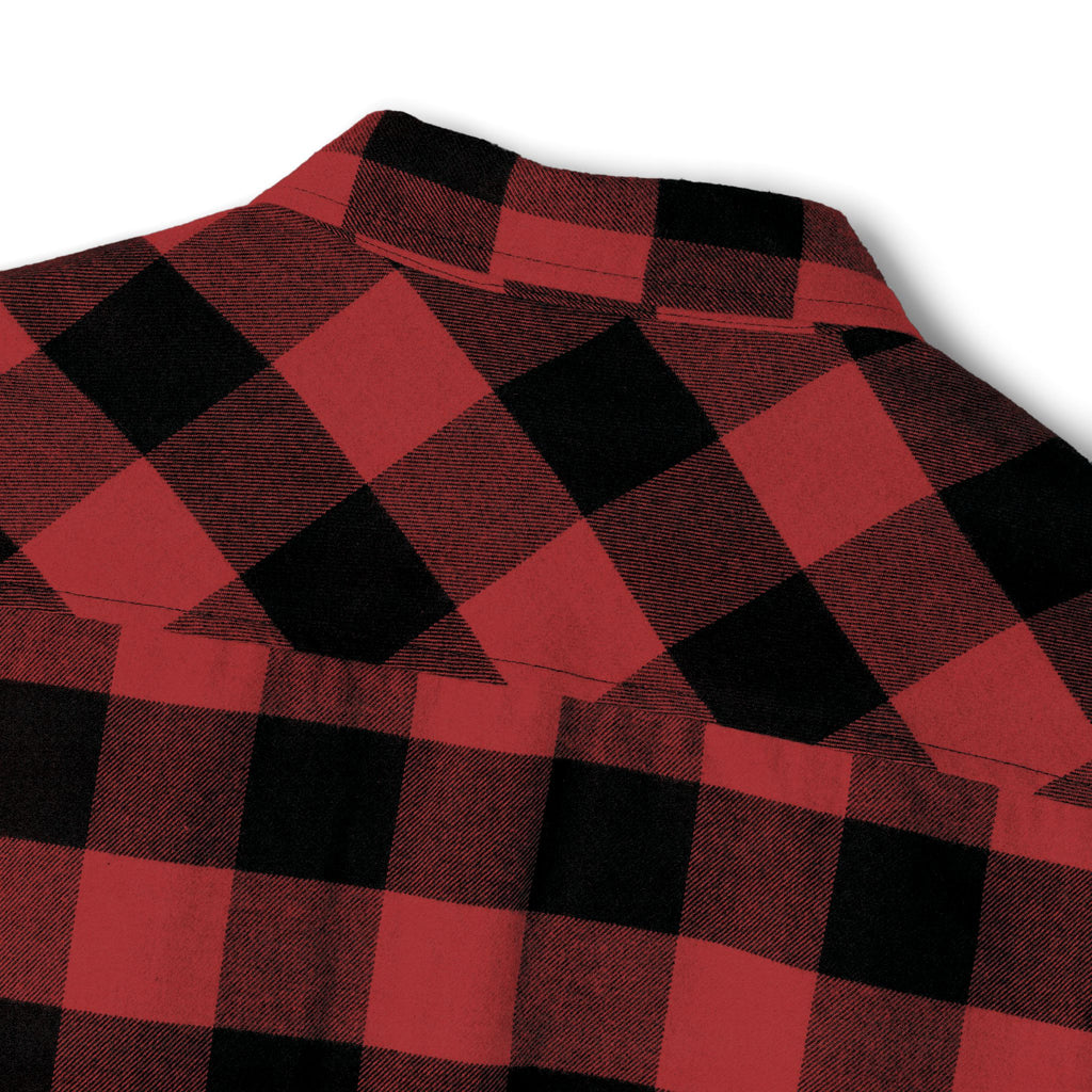Copy of XEMORIX XMRX-055 Signature Plaid Flannel Shirt — Black & White Edition