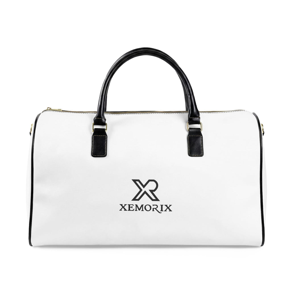 XEMORIX XMRX-025 Signature Weekender Travel Bag (White & Black)