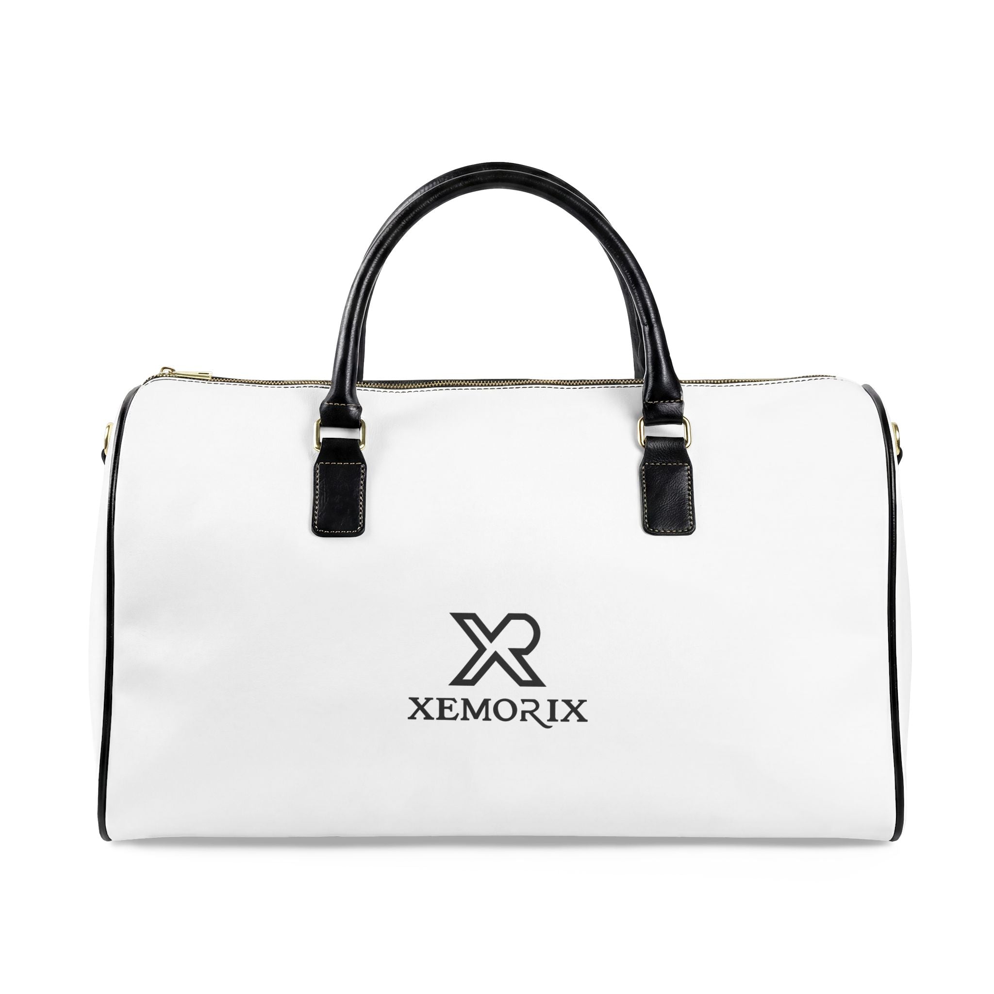 XEMORIX XMRX-025 Signature Weekender Travel Bag (White & Black)