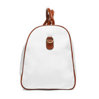 XEMORIX XMRX-024 Signature Waterproof Weekender Bag (White & Brown)