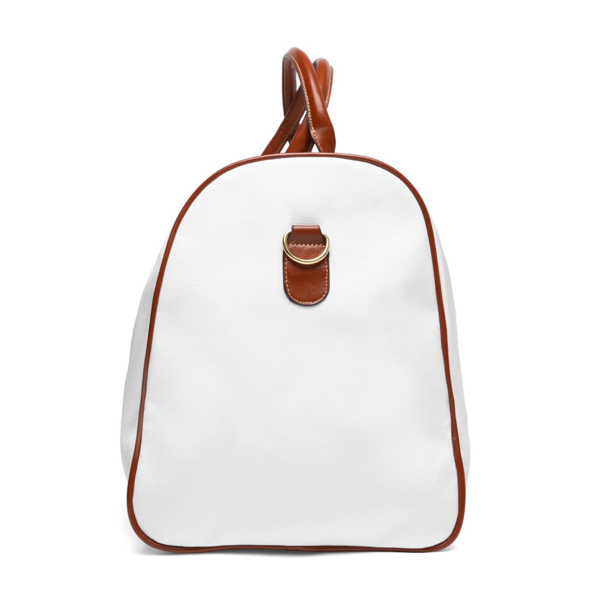 XEMORIX XMRX-024 Signature Waterproof Weekender Bag (White & Brown)
