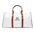 XEMORIX XMRX-024 Signature Waterproof Weekender Bag (White & Brown)