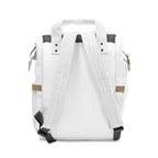 XEMORIX XMRX-030 Signature Travel Backpack (White & Gold)