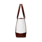 XEMORIX XMRX-027 Signature Everyday Tote Bag (Ivory & Deep Brown)