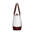 XEMORIX XMRX-027 Signature Everyday Tote Bag (Ivory & Deep Brown)