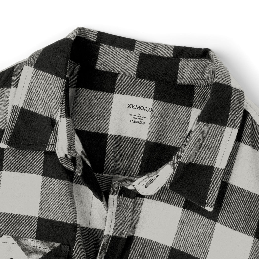 XEMORIX XMRX-055 Signature Plaid Flannel Shirt
