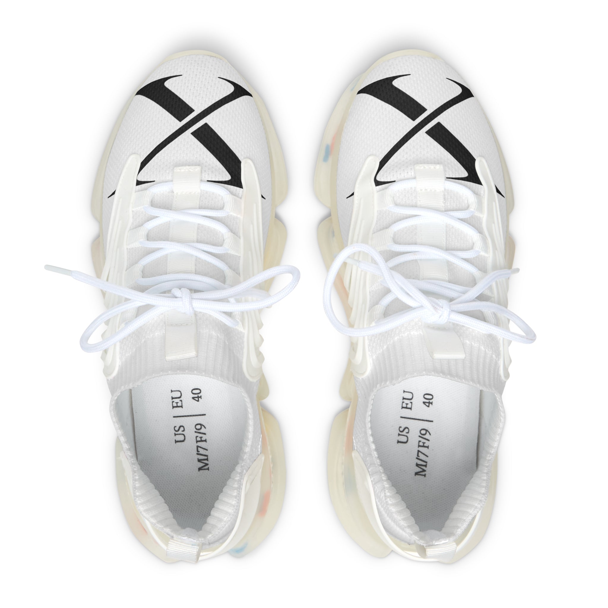 XEMORIX XMRX-071 Women’s Lightweight Mesh Sneakers — Breathable Athletic Shoes with Black X Accent