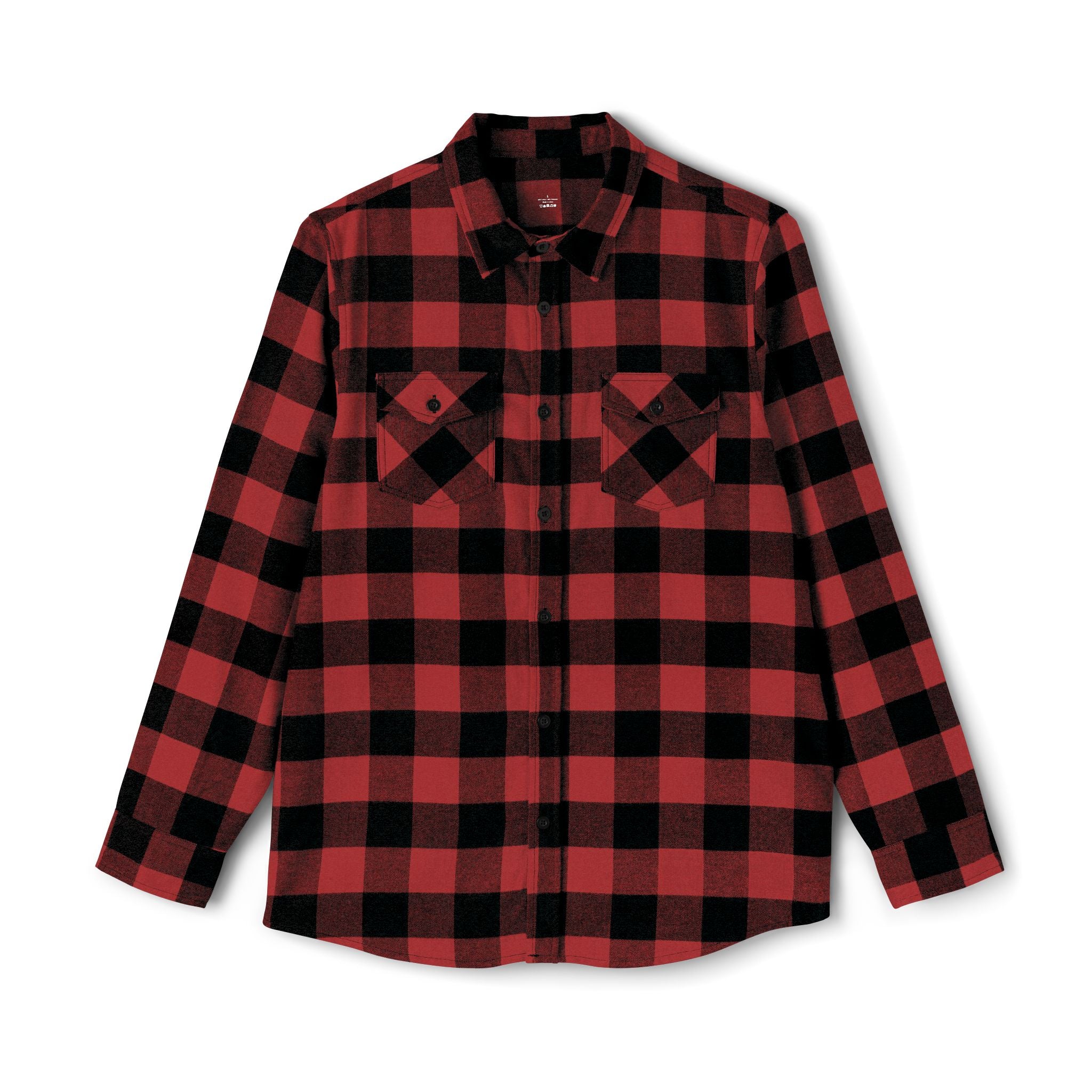 XEMORIX XMRX-055 Signature Plaid Flannel Shirt — Black & White Edition