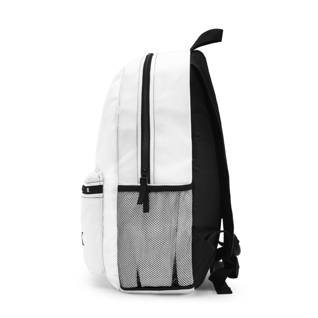 XEMORIX  essential Backpack  Minimal White Everyday School & Travel Bag