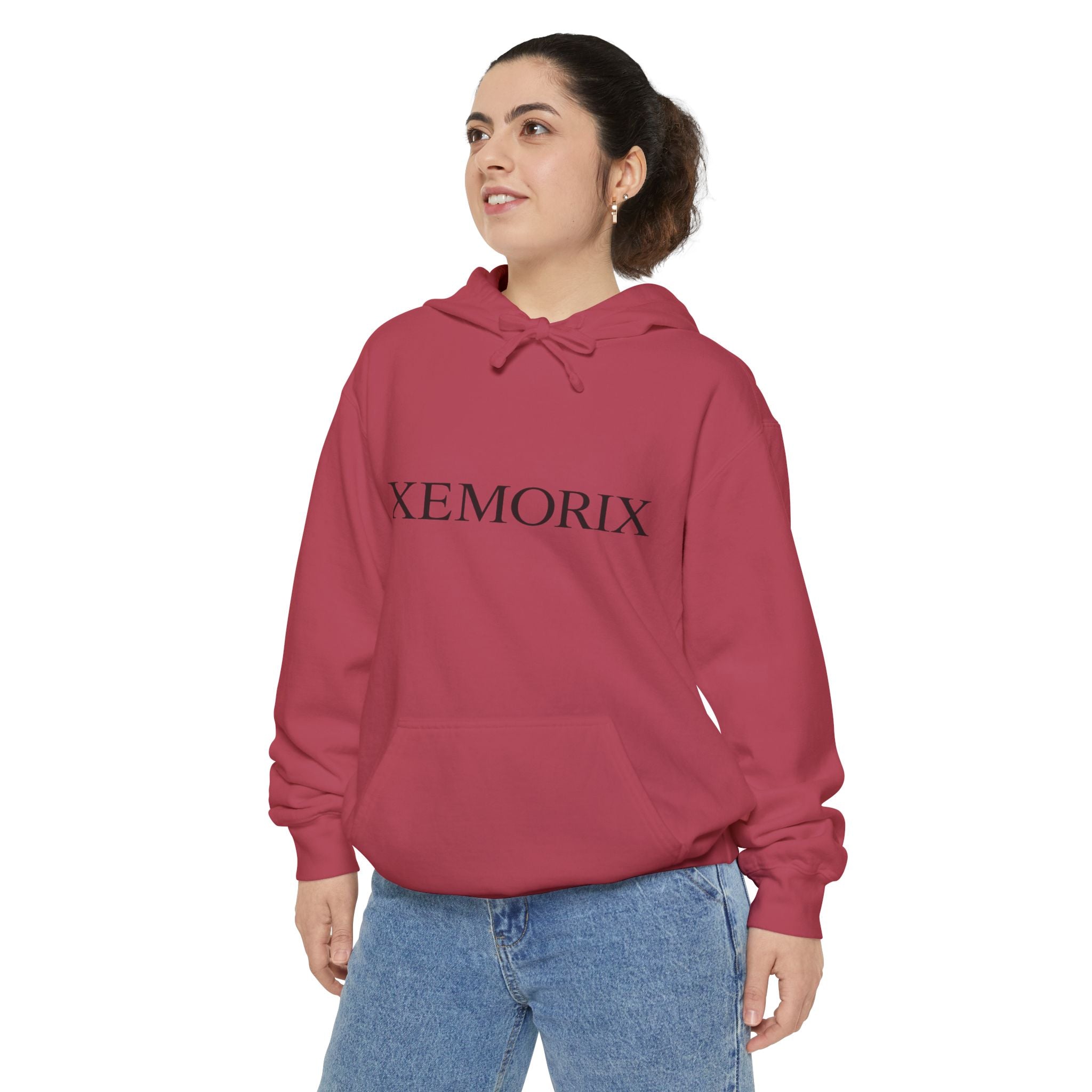 XEMORIX  signature Hoodie   Minimalist White Pullover