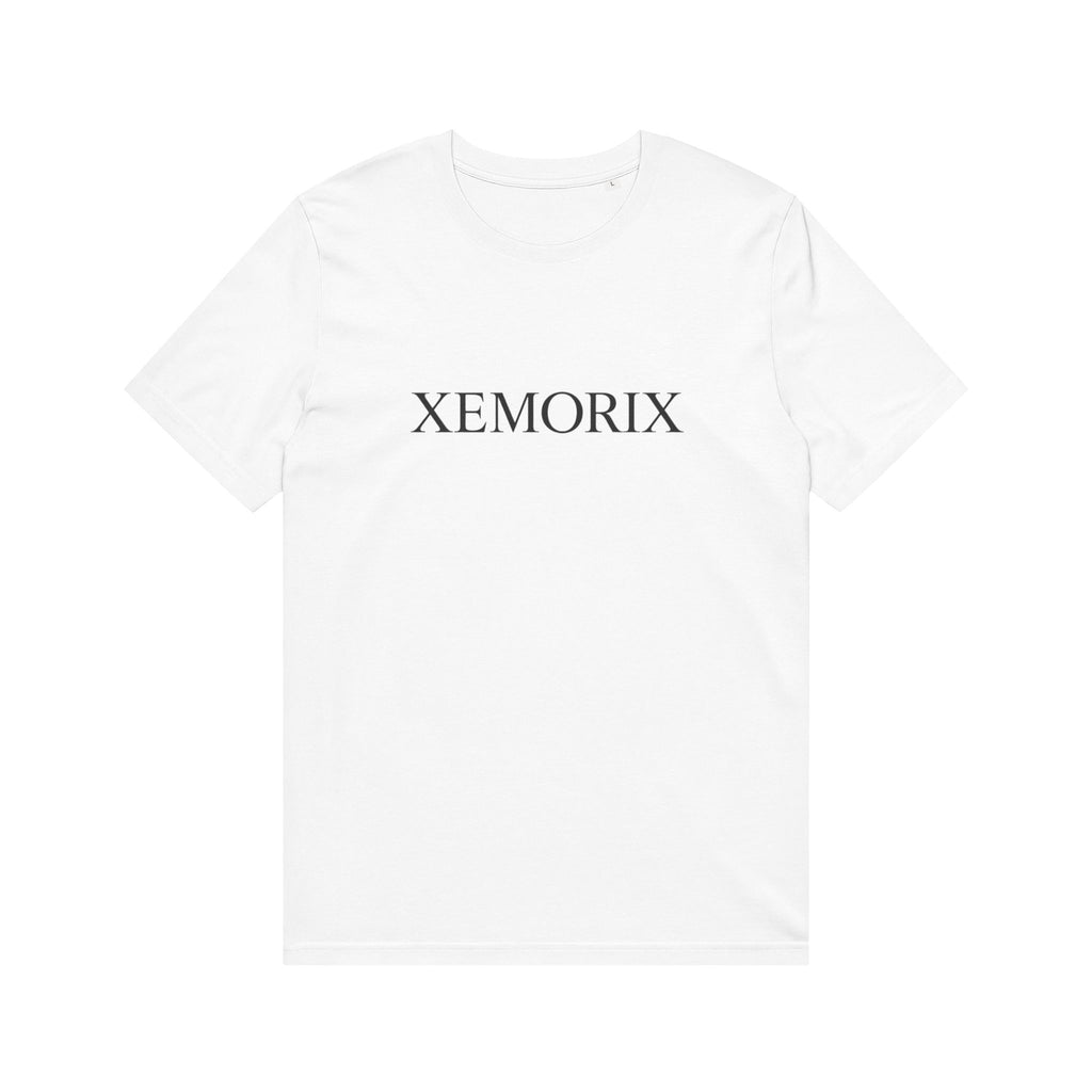 XEMORIX  signature  Logo T-Shirt   Clean Serif Branding Tee