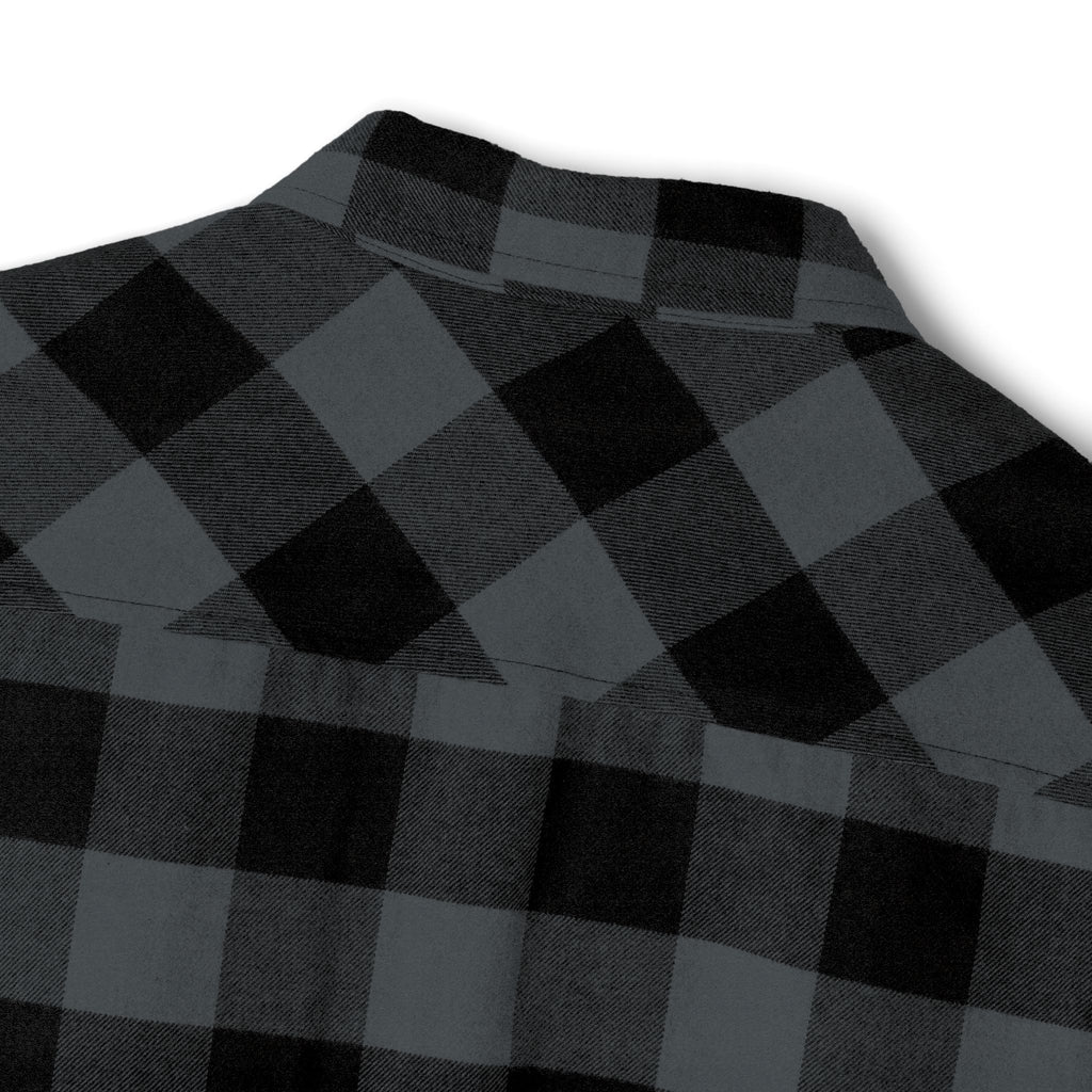 Copy of XEMORIX XMRX-055 Signature Plaid Flannel Shirt — Black & White Edition