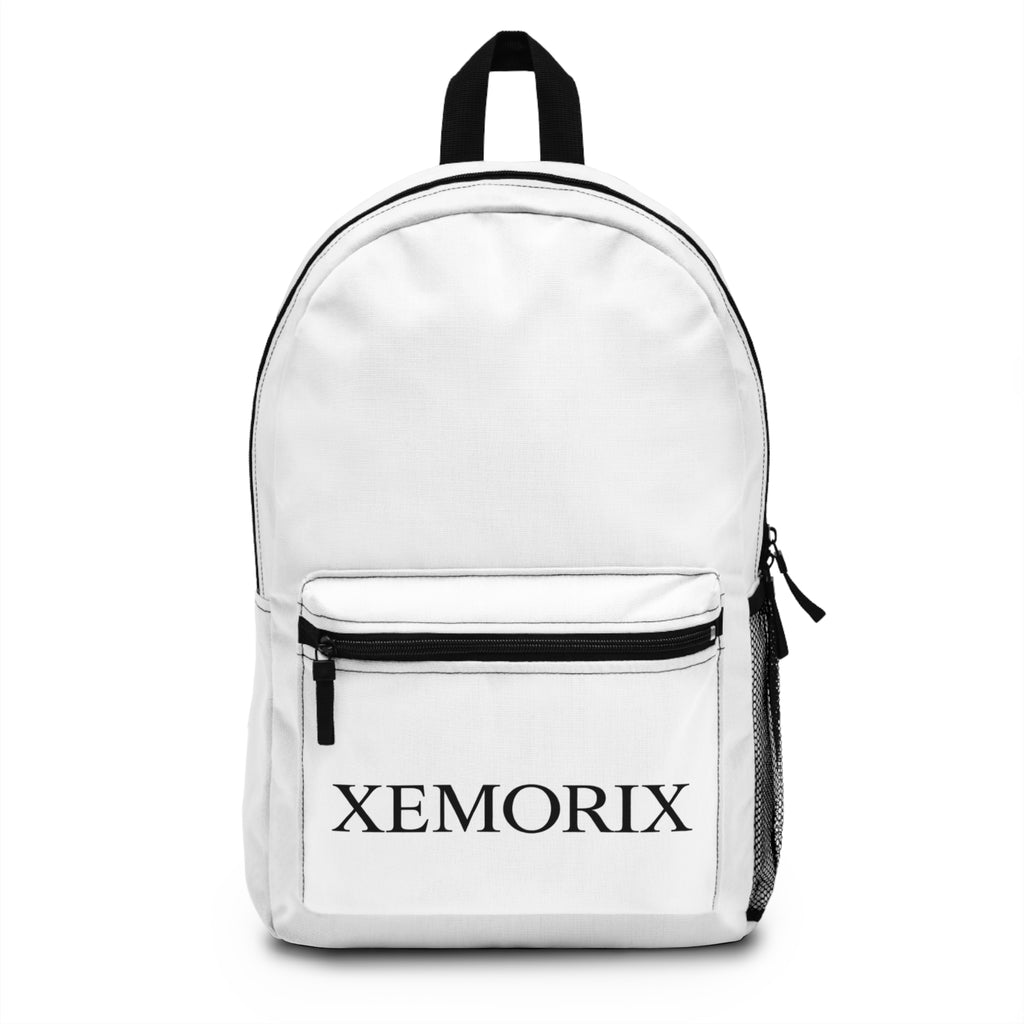 XEMORIX  essential Backpack  Minimal White Everyday School & Travel Bag