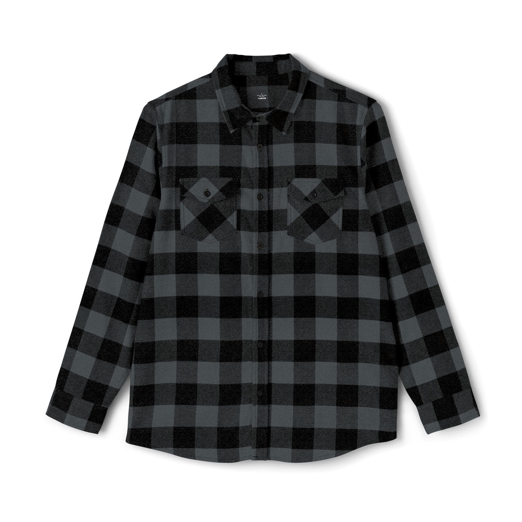 Copy of XEMORIX XMRX-055 Signature Plaid Flannel Shirt — Black & White Edition