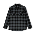 Copy of XEMORIX XMRX-055 Signature Plaid Flannel Shirt — Black & White Edition