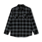 Copy of XEMORIX XMRX-055 Signature Plaid Flannel Shirt — Black & White Edition