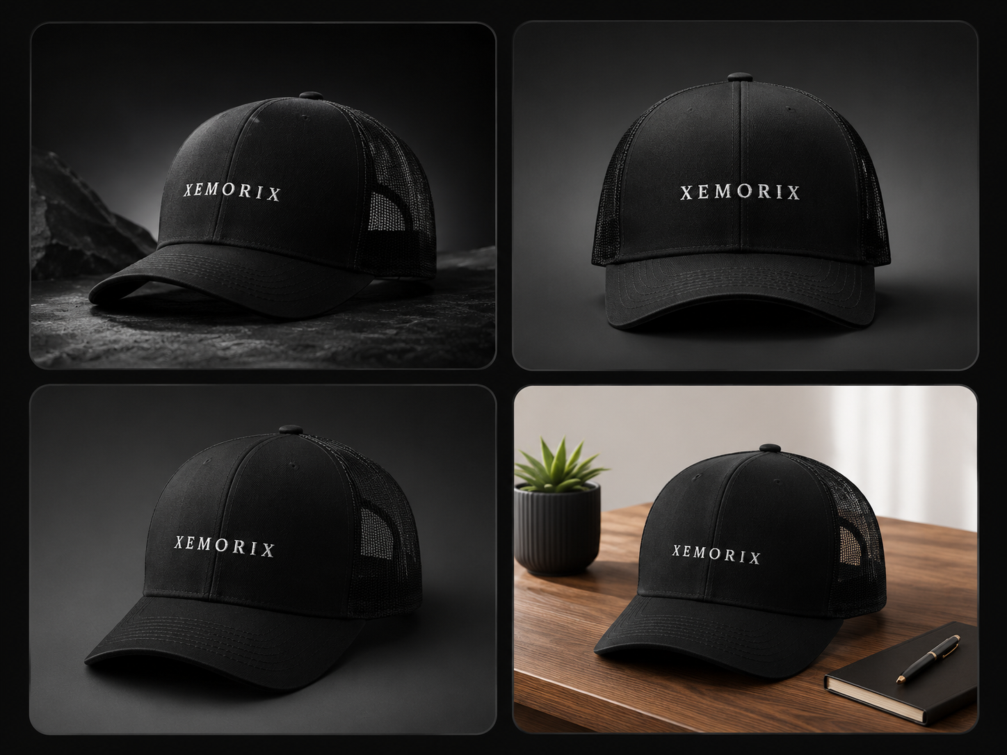 XEMORIX XMRX-015 Signature Cap — Black Edition