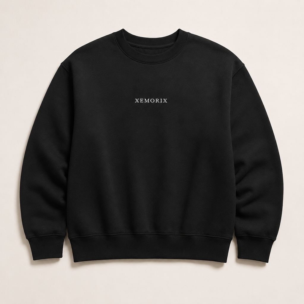 XEMORIX XMRX-023 Signature Sweatshirt — Black Edition