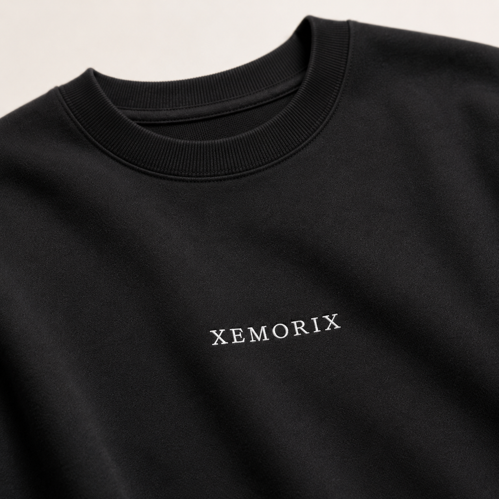 XEMORIX XMRX-023 Signature Sweatshirt — Black Edition
