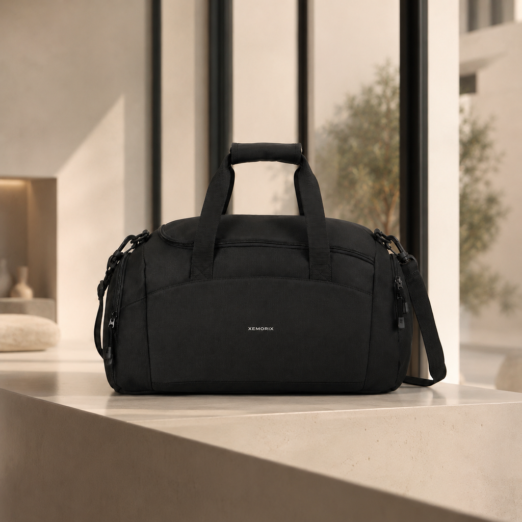 XEMORIX XMRX-032 Signature Duffel Bag — Black Edition