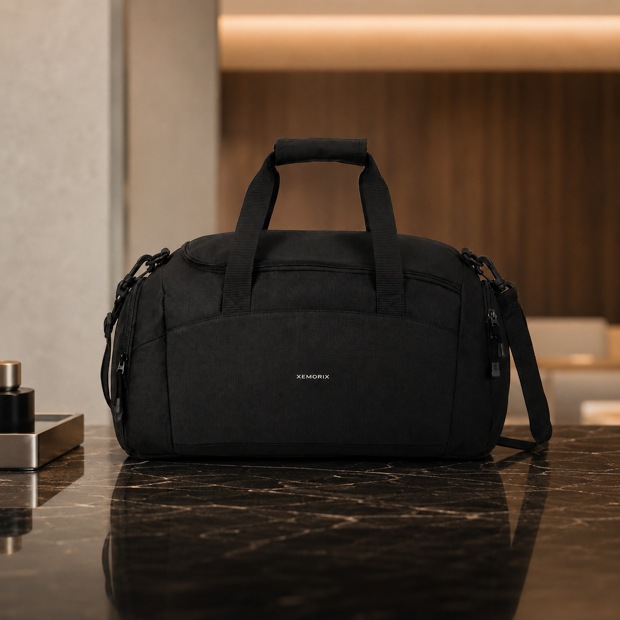 XEMORIX XMRX-032 Signature Duffel Bag — Black Edition