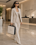 XEMORIX XMRX-033 Signature Travel Case — White & Black Edition