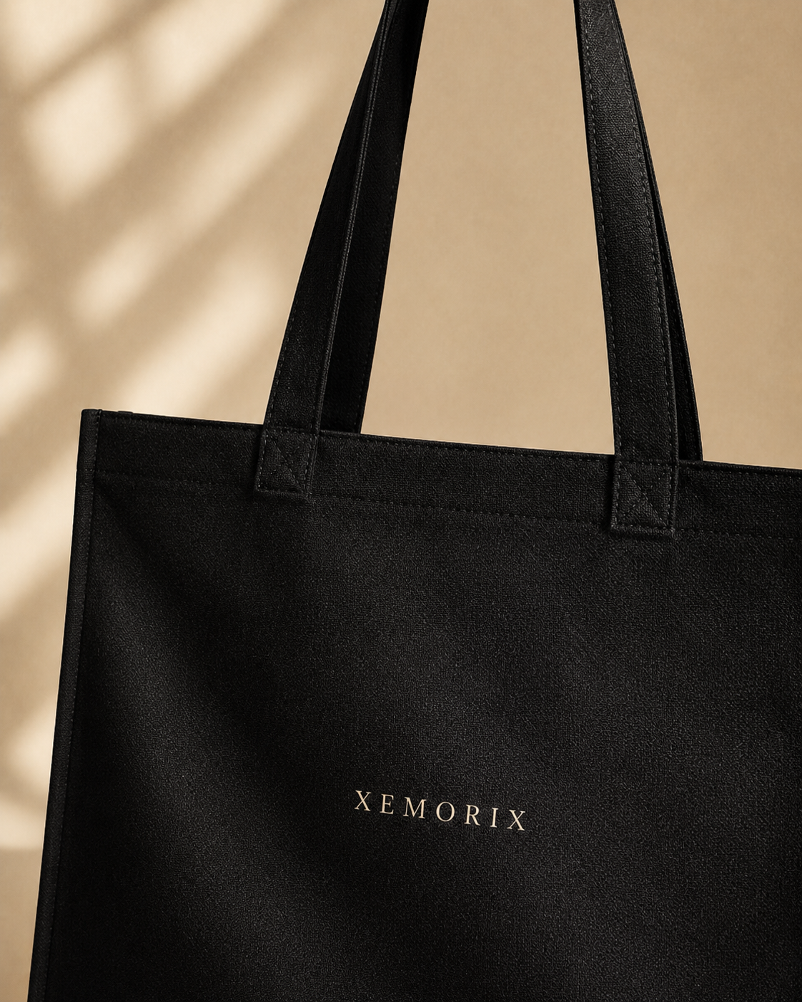 XEMORIX XMRX-035 Signature Tote Bag — Black Edition