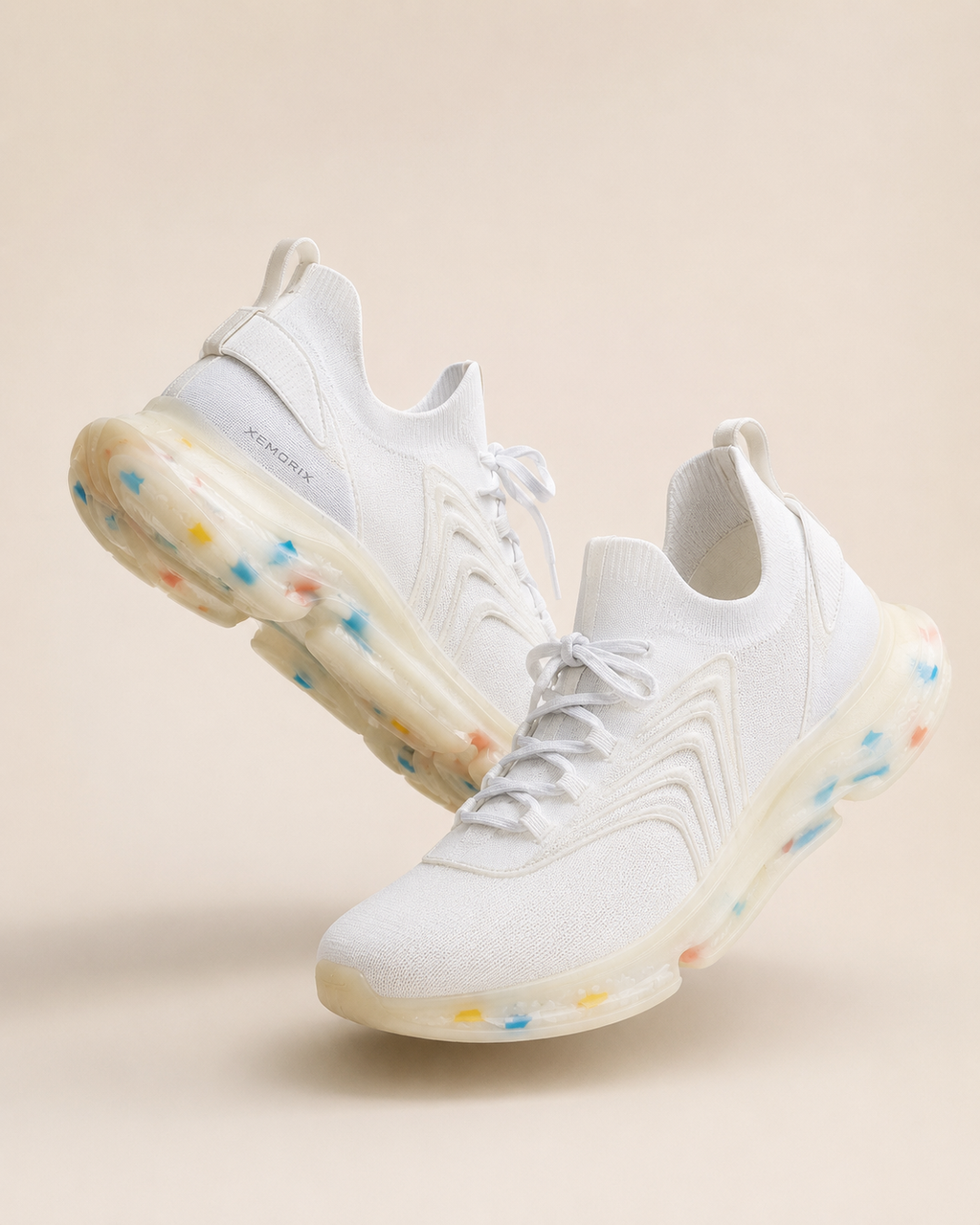 XEMORIX XMRX-071 Signature Motion Sneaker — White Edition