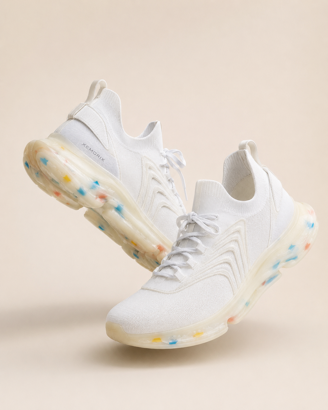 XEMORIX XMRX-071 Signature Motion Sneaker — White Edition