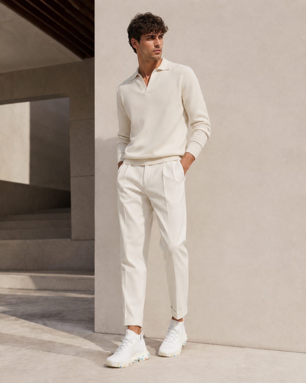 XEMORIX XMRX-071 Signature Motion Sneaker — White Edition