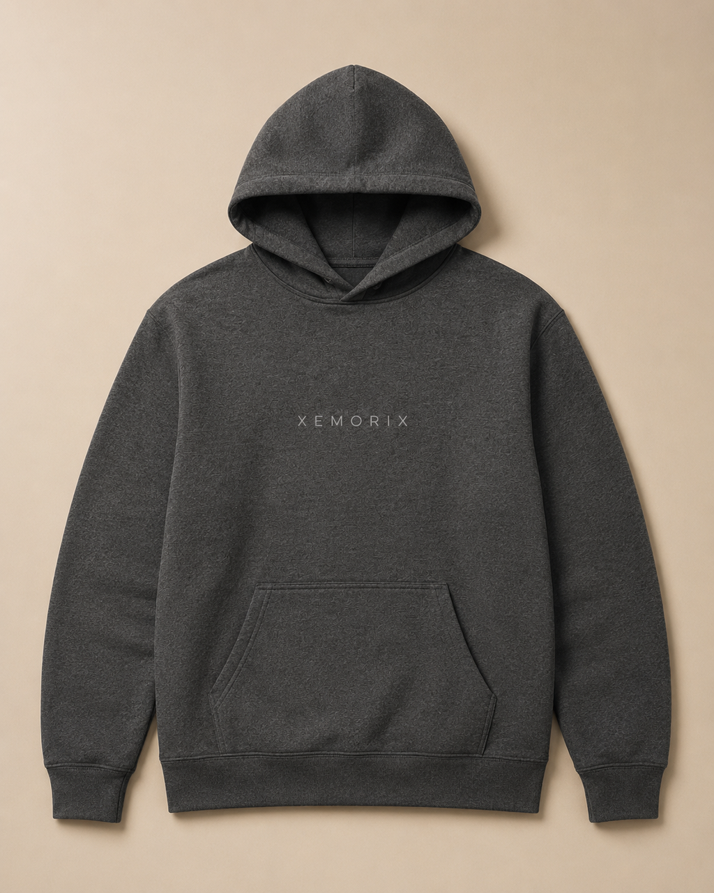 XEMORIX XMRX-020 Signature Hoodie — Charcoal Heather Edition