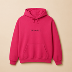 XEMORIX XMRX-070 Signature Minimalist Hoodie — Magenta Edition