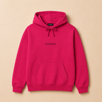 XEMORIX XMRX-070 Signature Minimalist Hoodie — Magenta Edition
