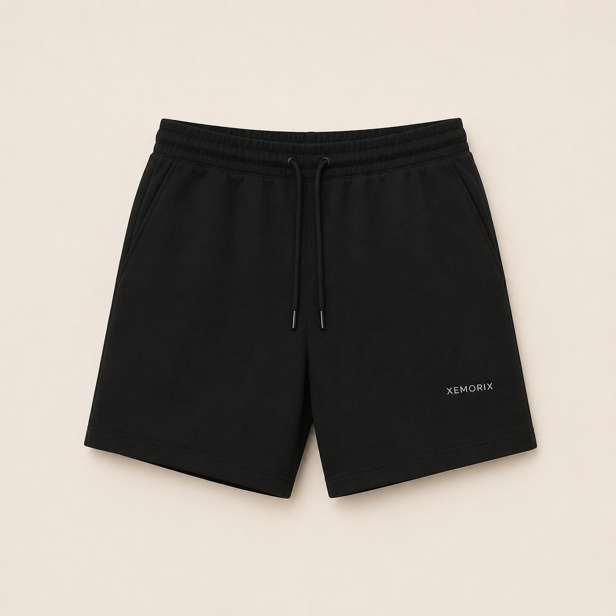 XEMORIX XMRX-072 Signature Minimalist Shorts — Black Edition