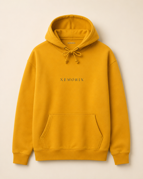 XEMORIX XMRX-012 Signature Hoodie — Yellow Edition