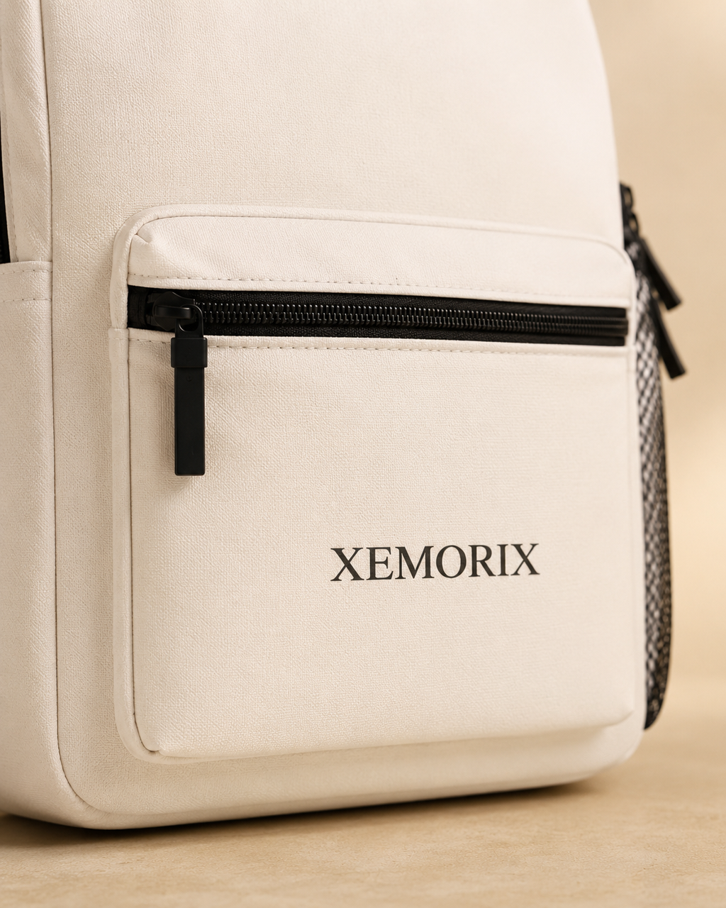XEMORIX XMRX-029 Signature Classic Backpack — White & Black Edition