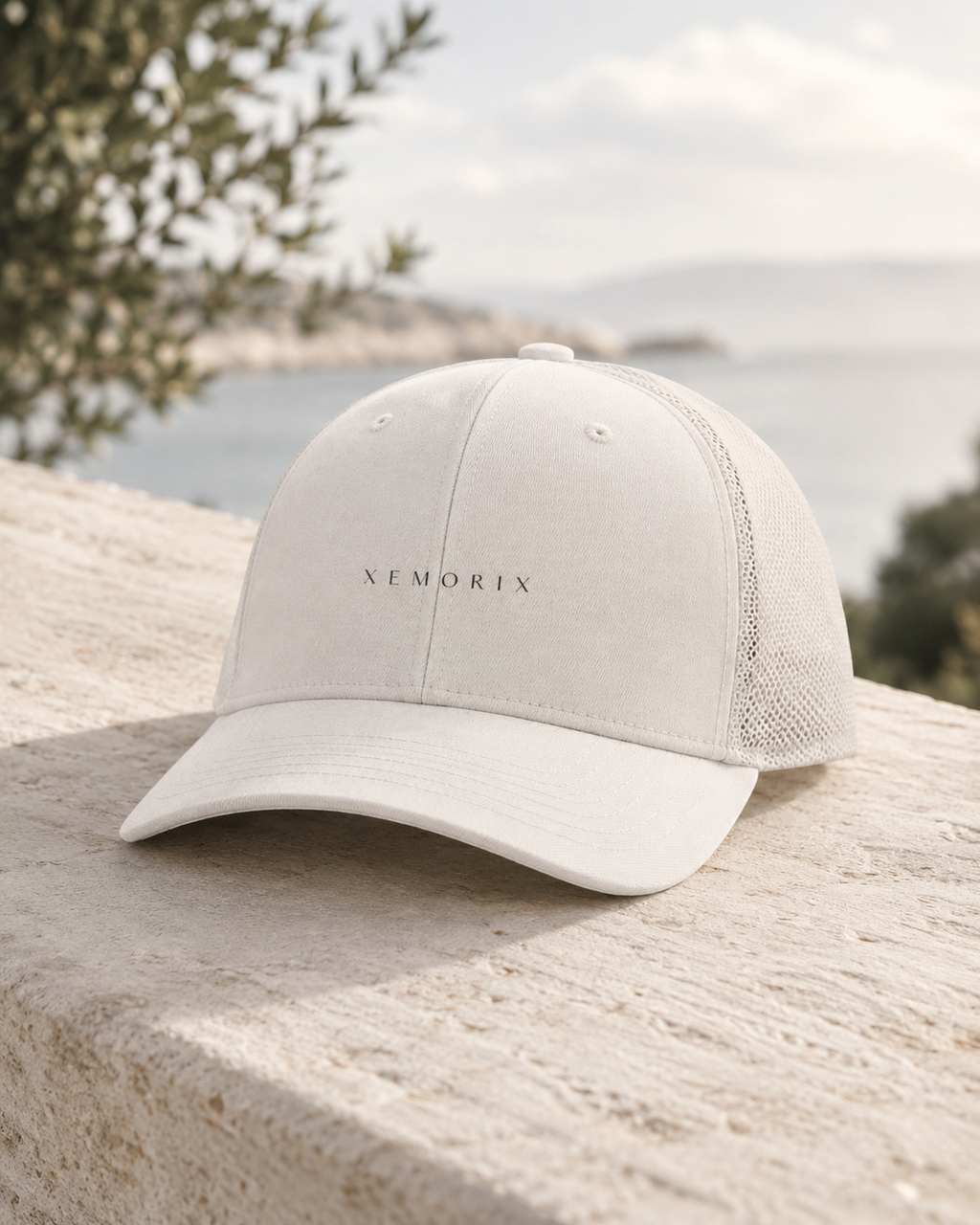 XEMORIX XMRX-019 Signature Cap — White Edition