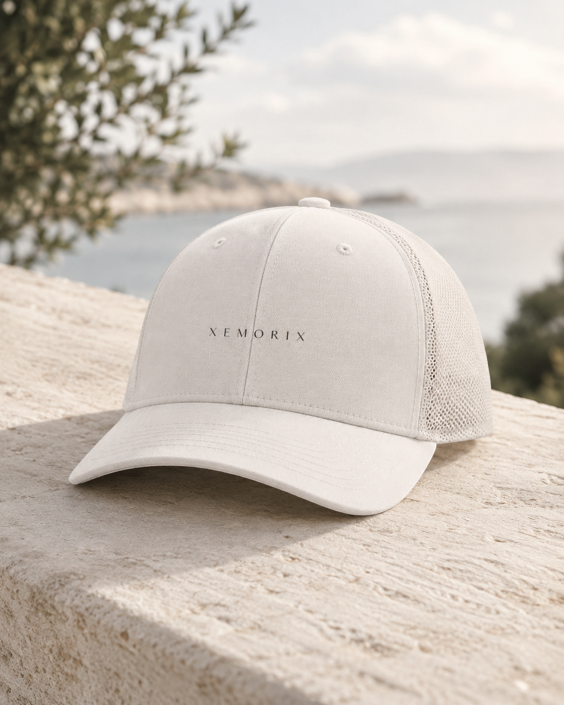 XEMORIX XMRX-019 Signature Cap — White Edition