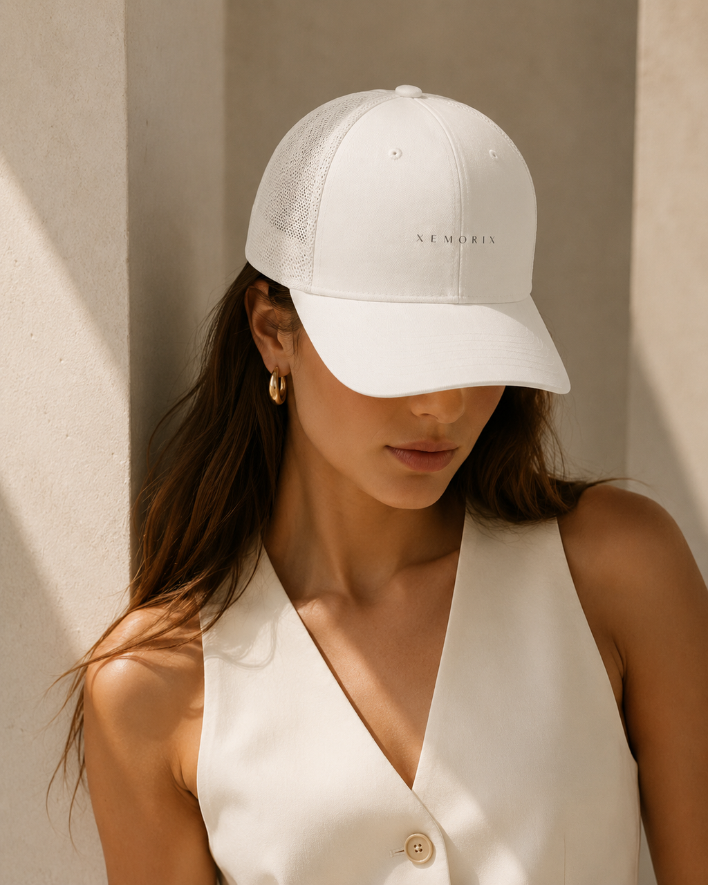 XEMORIX XMRX-019 Signature Cap — White Edition