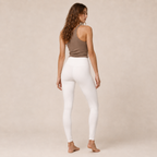 XEMORIX XMRX-099 white leggings back view with clean minimal finish