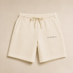 XEMORIX XMRX-074 Signature Lounge Shorts — Cream Edition