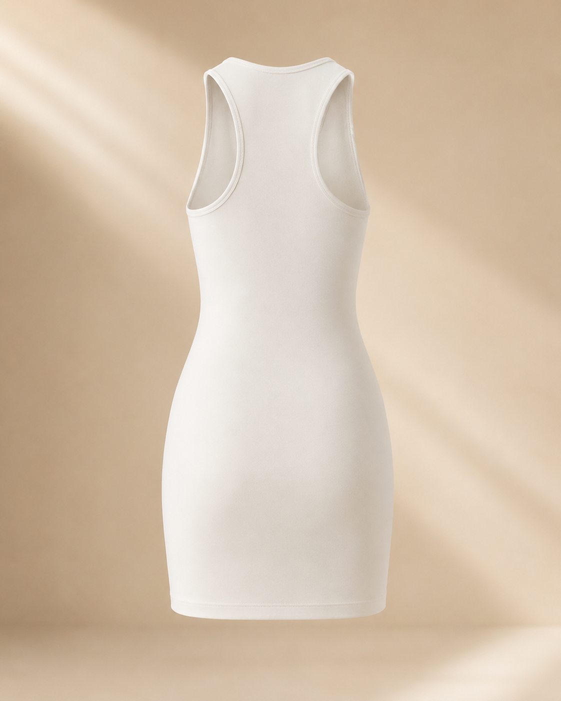 XEMORIX XMRX-077 Signature Sleeveless Mini Dress — White Edition
