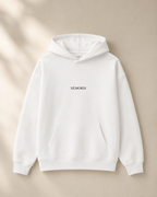 XEMORIX XMRX-049 Signature Essential Youth Hoodie — White Edition
