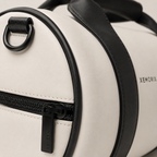 XEMORIX XMRX-026 Signature Duffel Bag — White & Black Travel Duffel