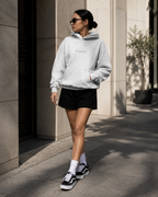 XEMORIX XMRX-007 Simple Monogram Zip Hoodie — Black Edition
