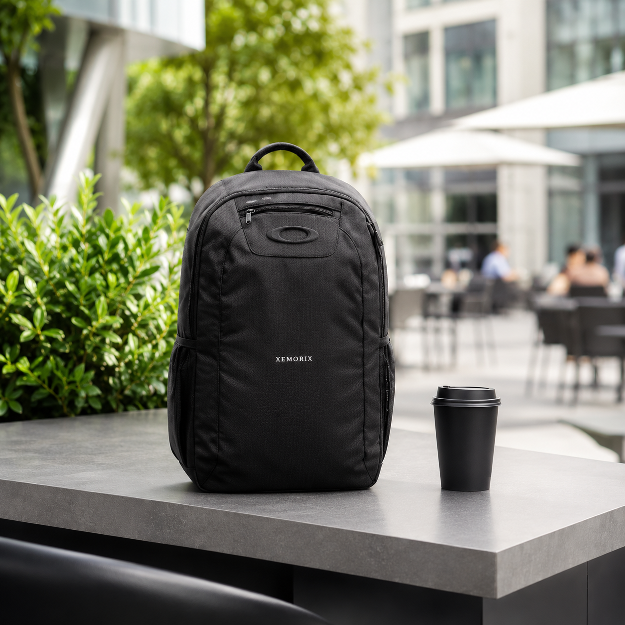 XEMORIX XMRX-036 Signature Utility Backpack — Black Everyday Travel Pack