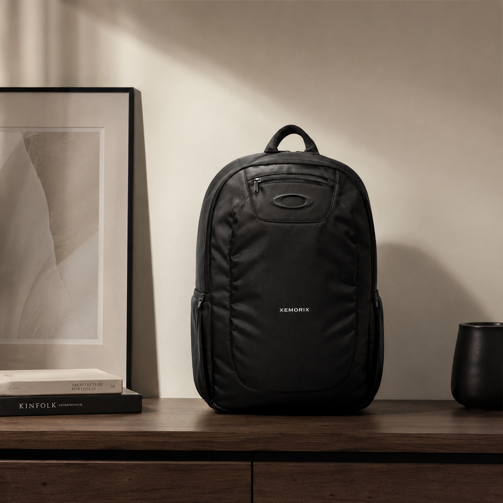 XEMORIX XMRX-036 Signature Utility Backpack — Black Everyday Travel Pack