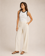 XEMORIX XMRX-050 Essential Crop Tank — White & Black Edition